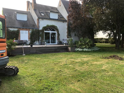 Piscine en bois semi-enterrée 6m x 3m